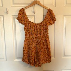 Urban Outfitters Sophia Floral Romper Medium